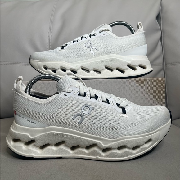 On Cloudsurfer 2 White Athletic Running Shoes Sneakers Women’s Size 10.5 - Picture 1 of 8